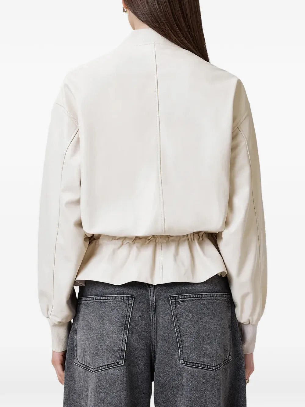 AllSaints  Sofi drawstring long-sleeve jacket