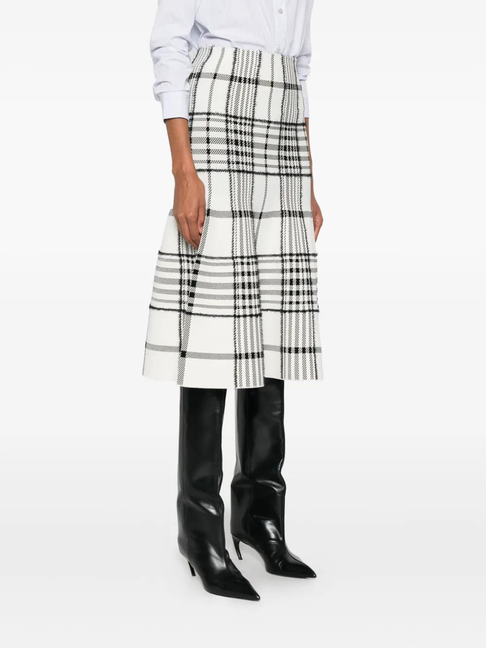 Brandon Maxwell Rory knit skirt