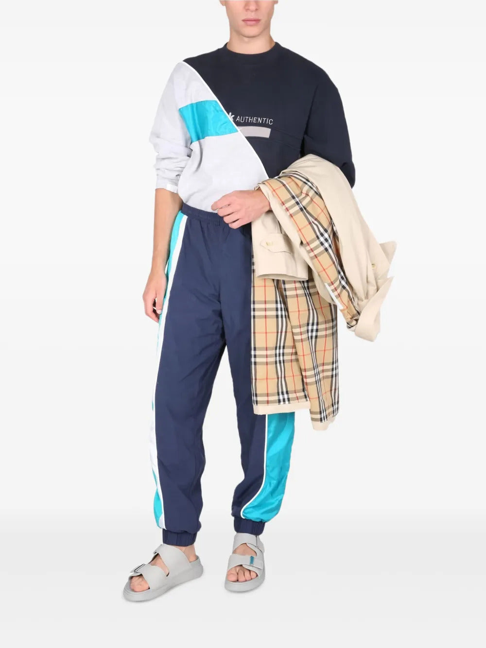 1/OFF  colourblock sweatshirt