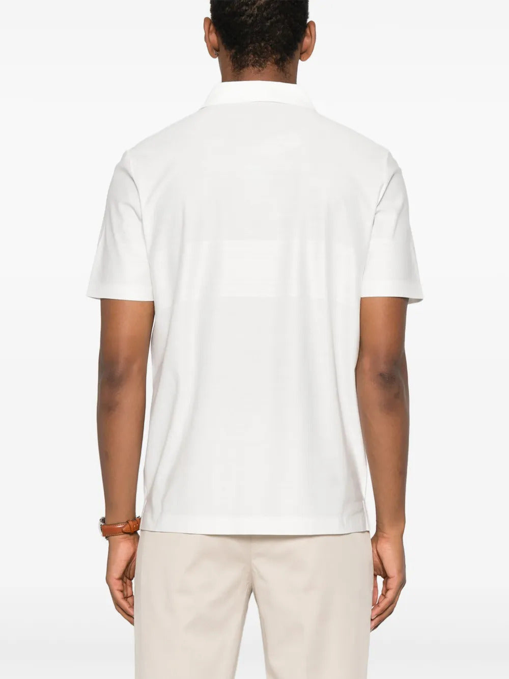 Canali short-sleeved polo shirt