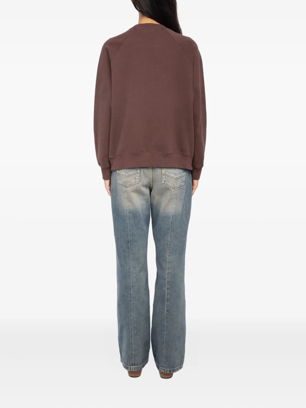 Zadig&Voltaire logo-patch cotton-blend sweatshirt