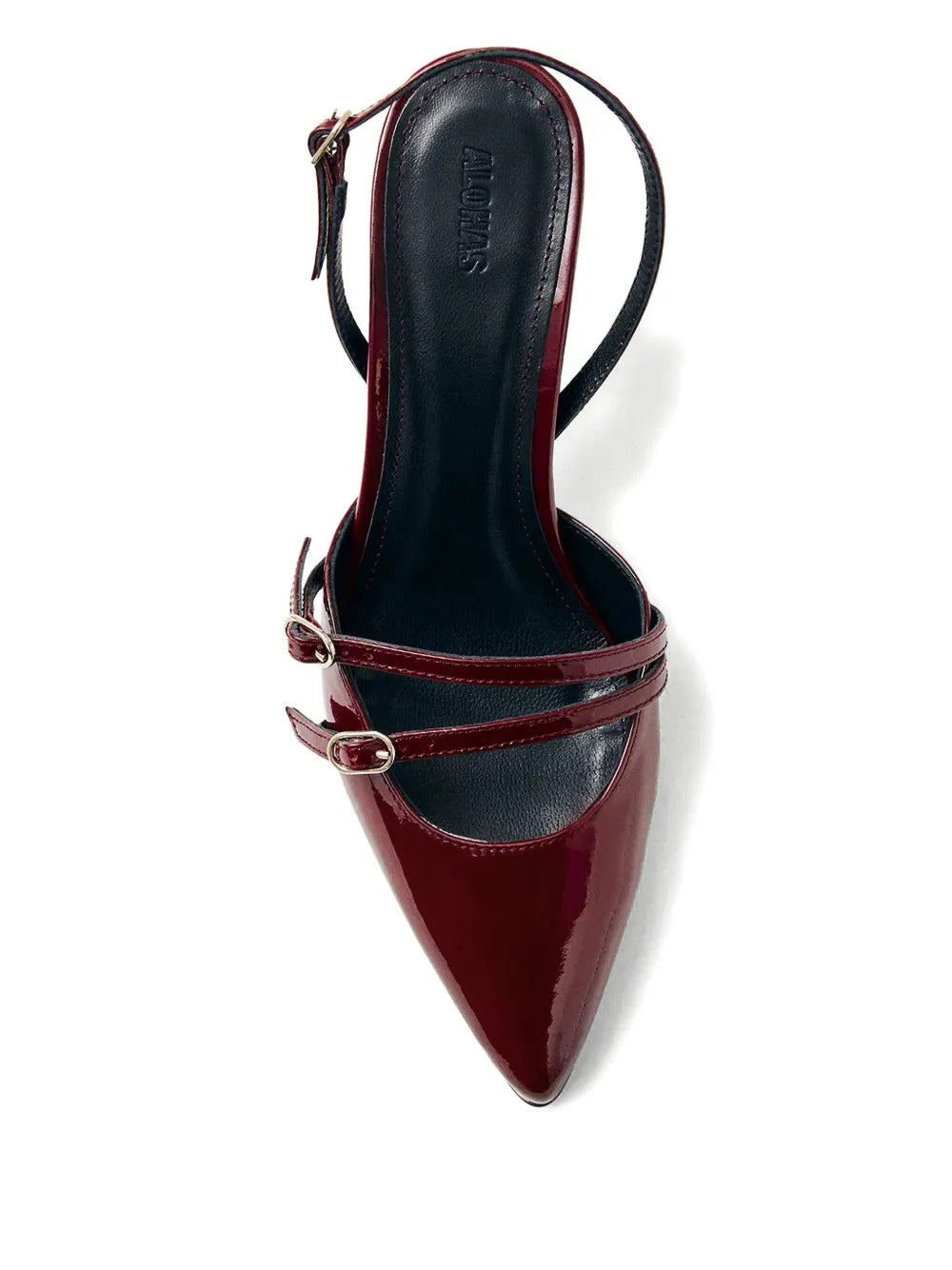 ALOHAS  75mm leather heeled pumps