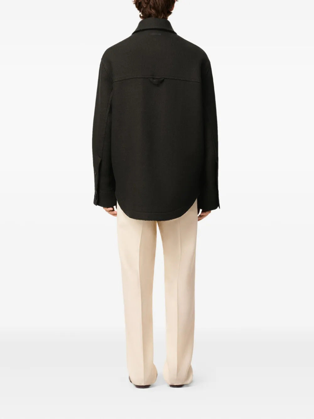 AMI Paris button-up wool jacket
