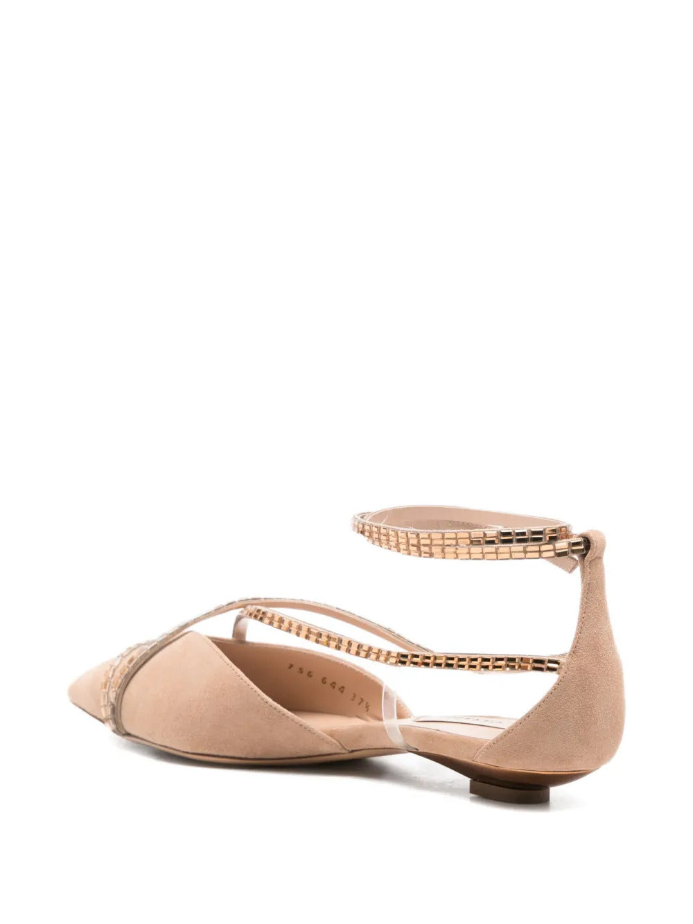 Casadei  pointed-toe flat pumps