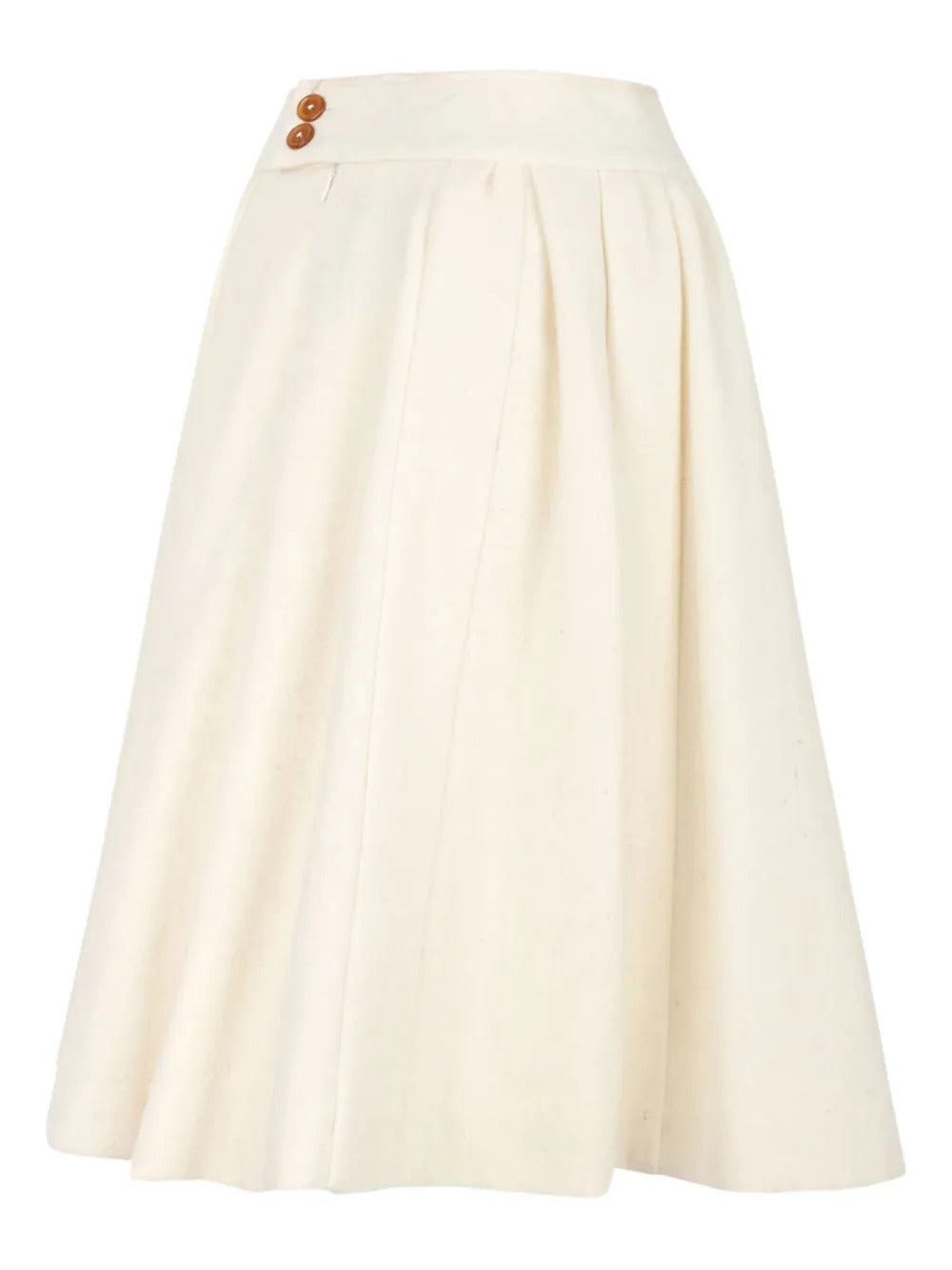 Vivienne Westwood  button pleated skirt