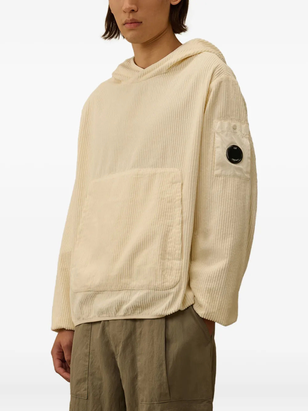 C.P. Company  logo-detail hoodie