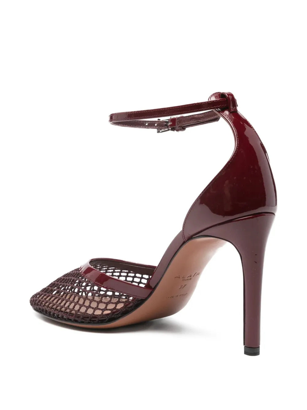 Alaïa  90mm ankle-strap mesh pumps