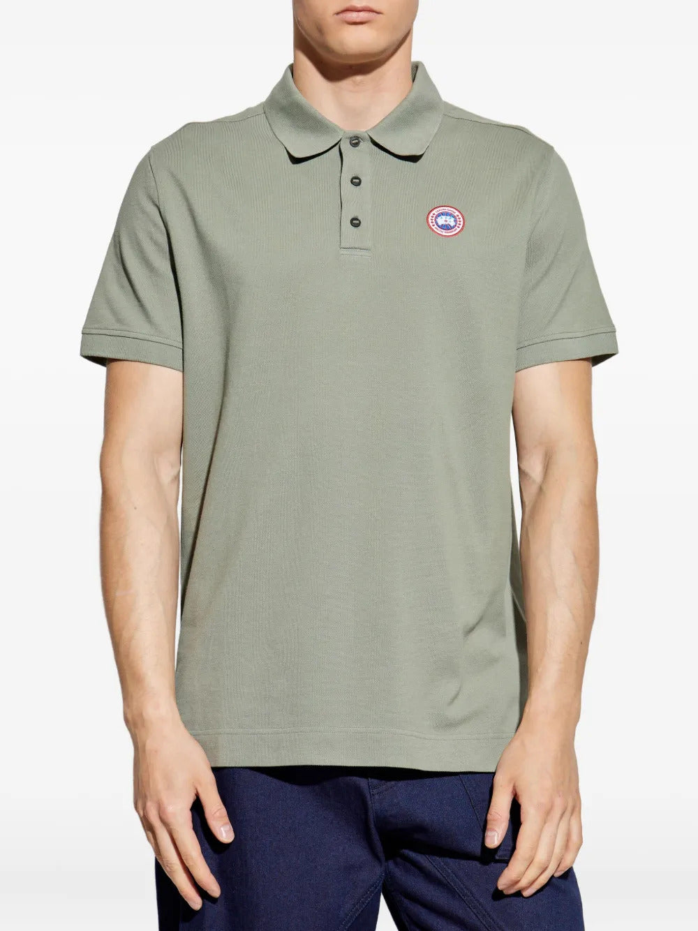 Canada Goose  logo-patch polo shirt