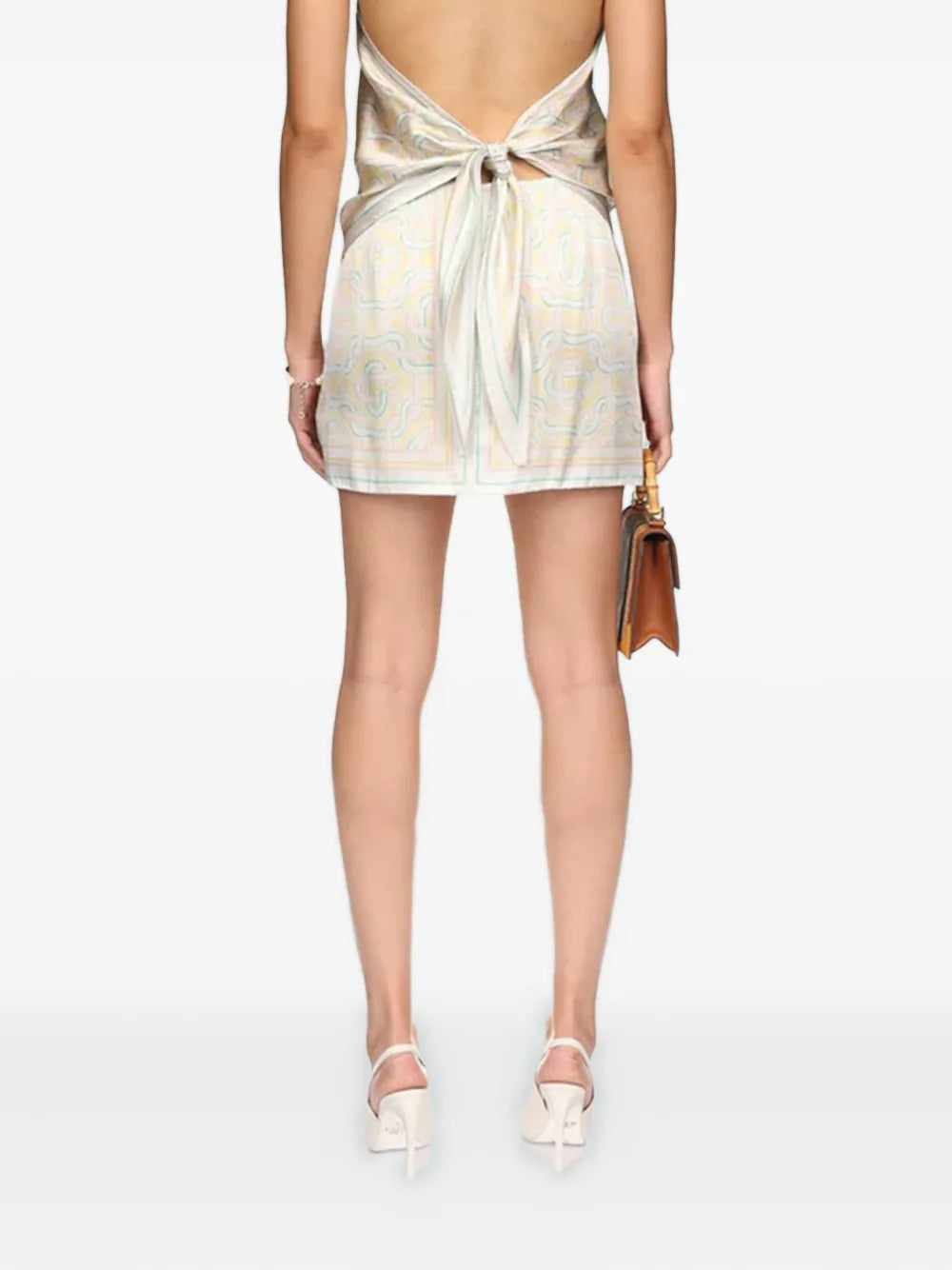 Casablanca  halterneck print dress