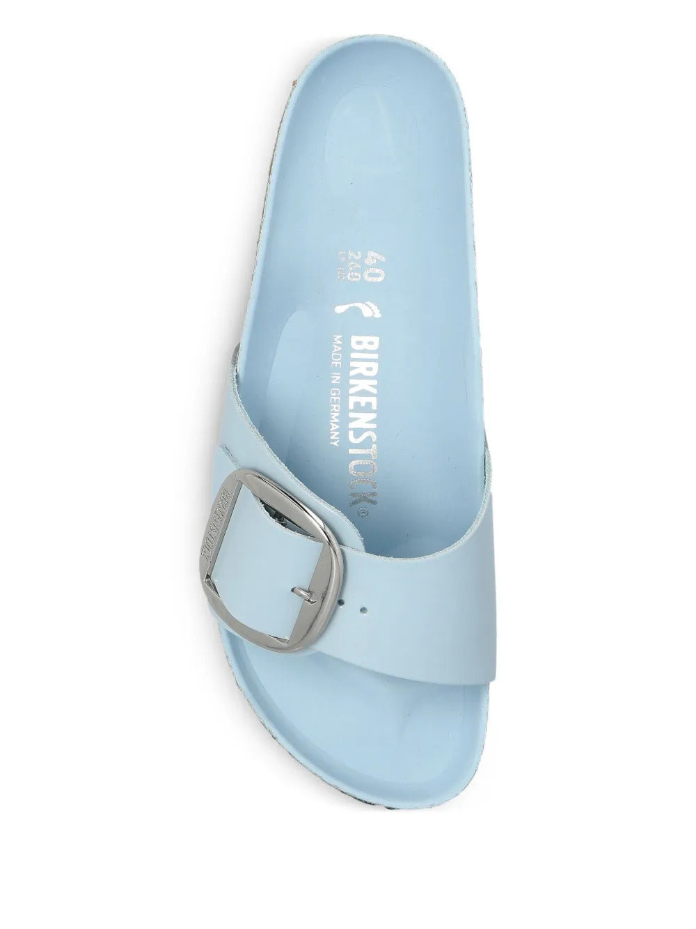 Birkenstock  buckle patent leather flat sandals