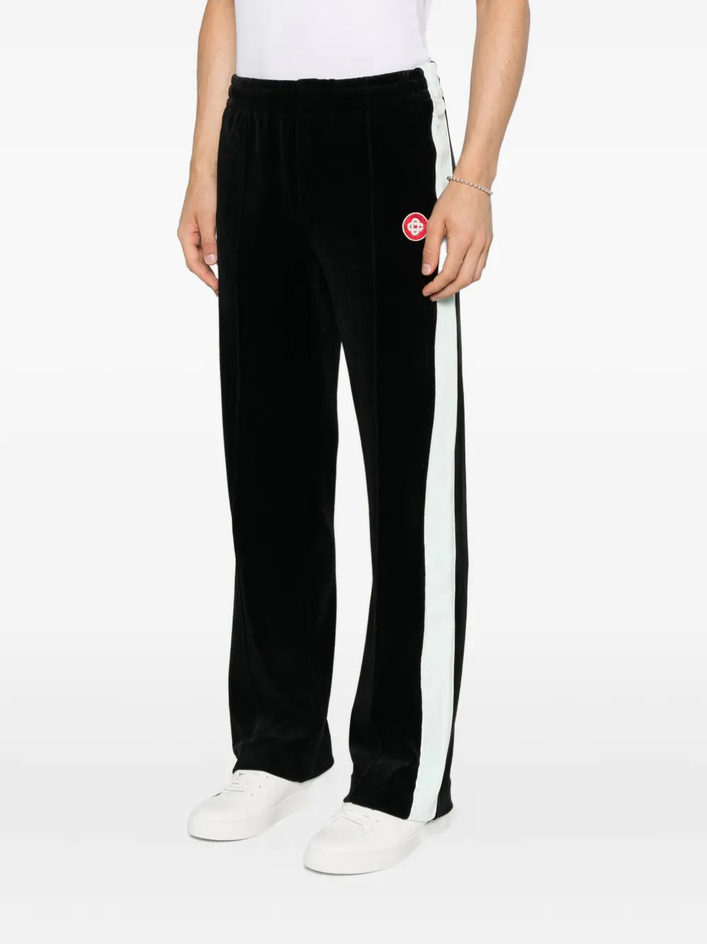 Casablanca  side-stripe velour trousers