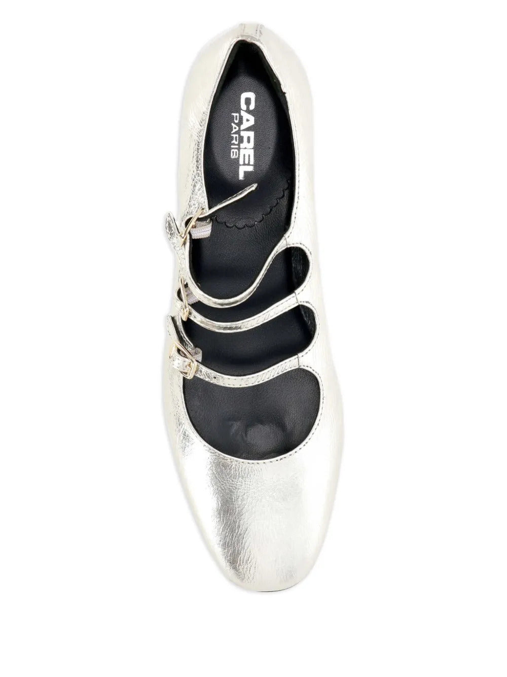 Carel Paris buckle-embellished patent leather sandals