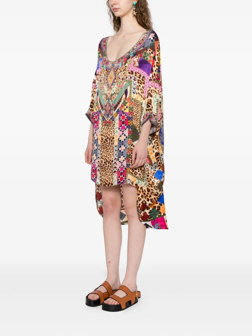 Camilla  a line frill dress