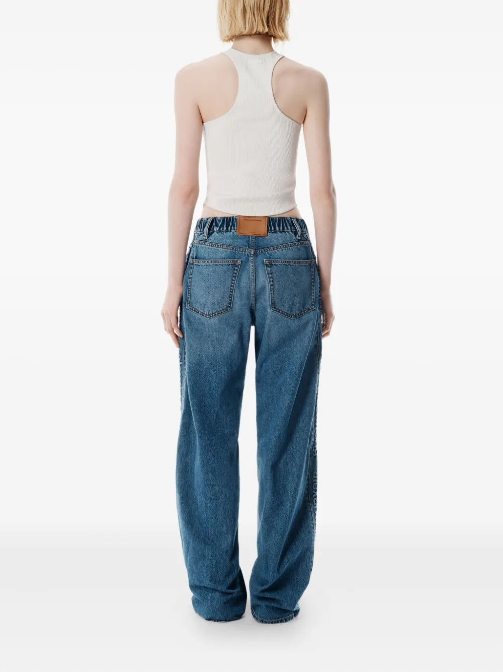 Alexander Wang logo-detail balloon trousers