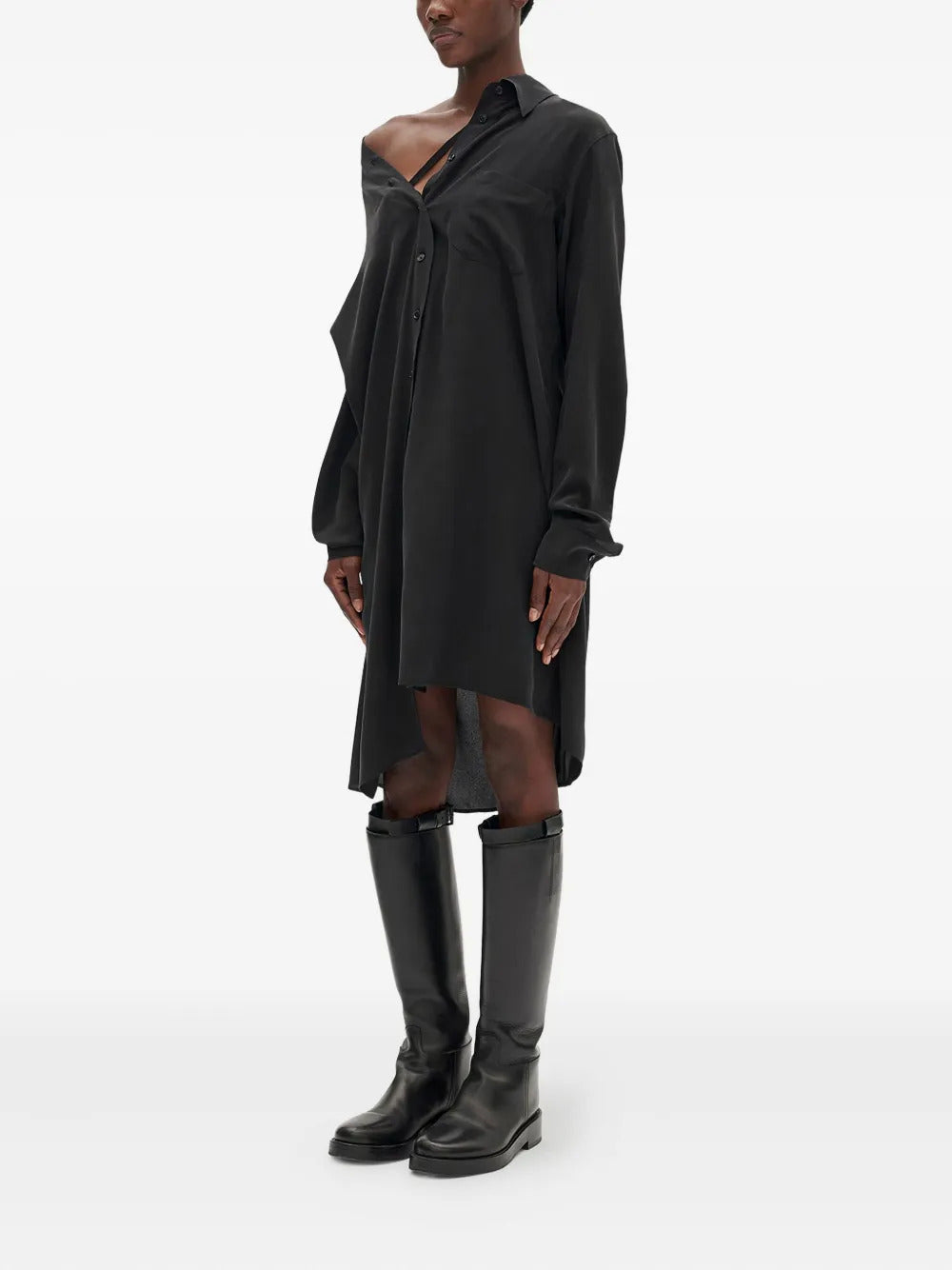 Ann Demeulemeester  Halina drop-shoulder shirt midi dress