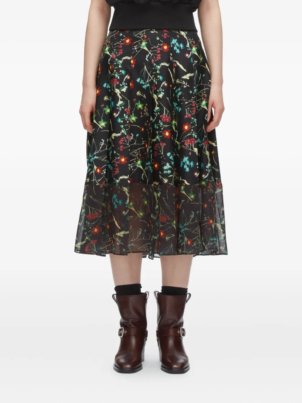 3.1 Phillip Lim  Bliss floral-print midi skirt
