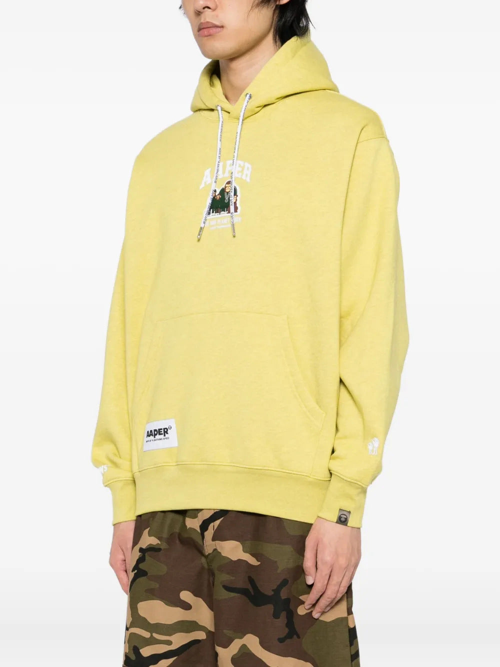 AAPE BY *A BATHING APE®  logo-patch hoodie