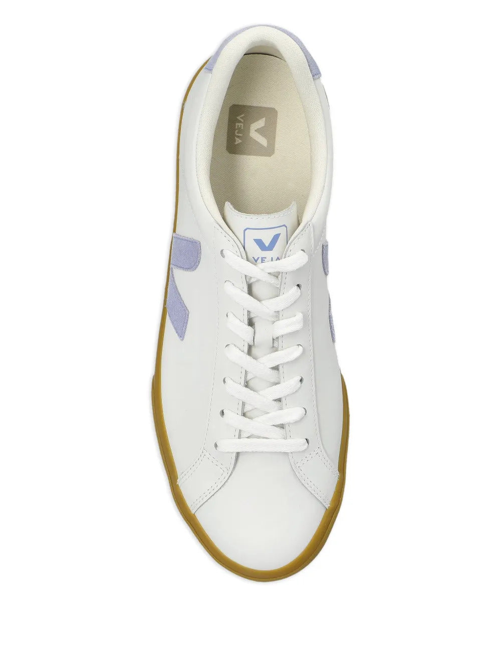 VEJA  leather V-logo sneakers