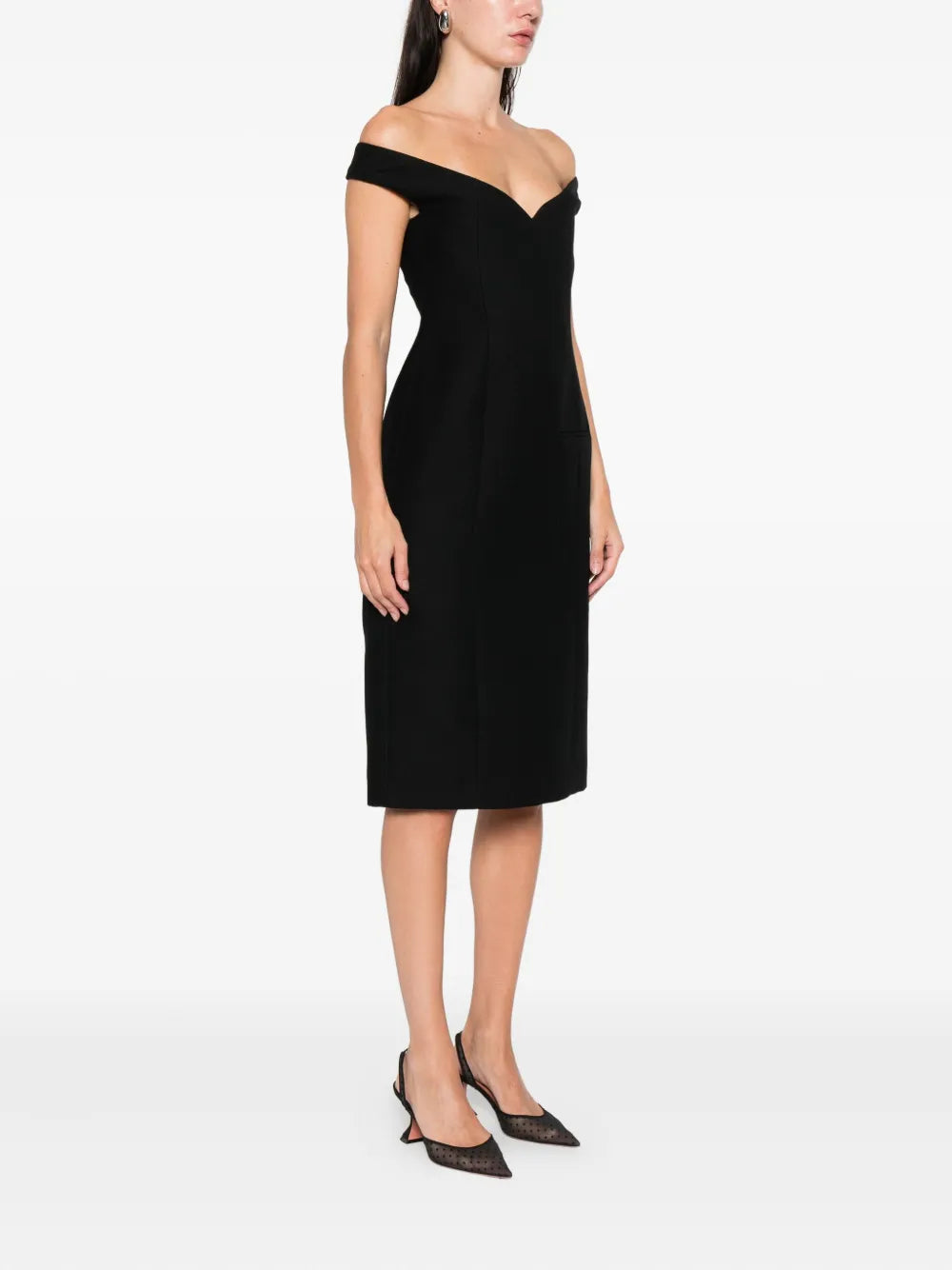 CALVIN KLEIN COLLECTION  v-neck sleeveless dress
