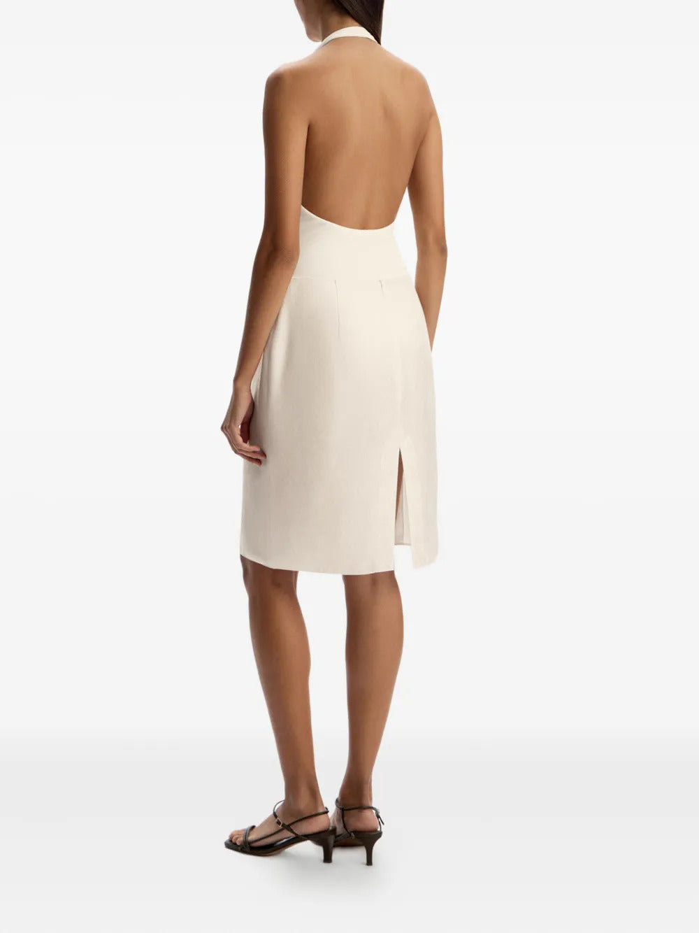 12 STOREEZ  silk pencil midi skirt
