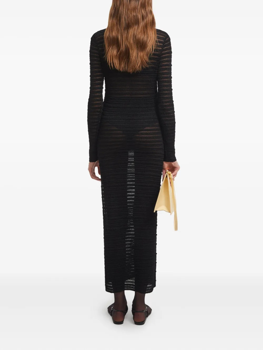 AERON knit high-neck maxi dress
