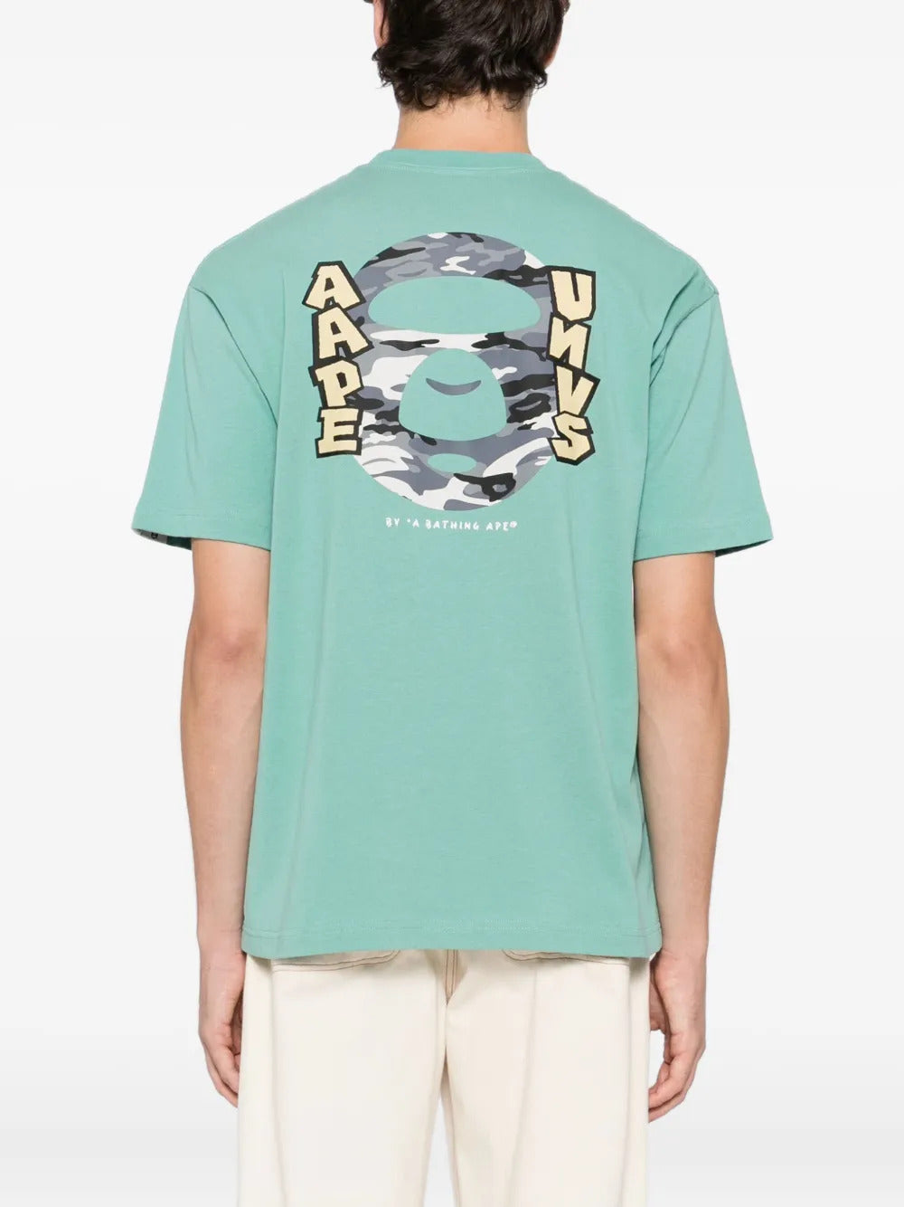 AAPE BY *A BATHING APE®  logo-print T-shirt