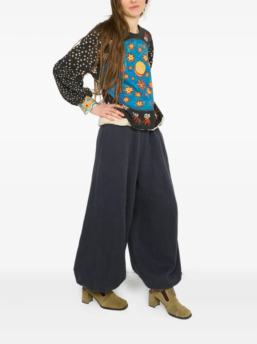 Anntian  celestial-print sweatshirt