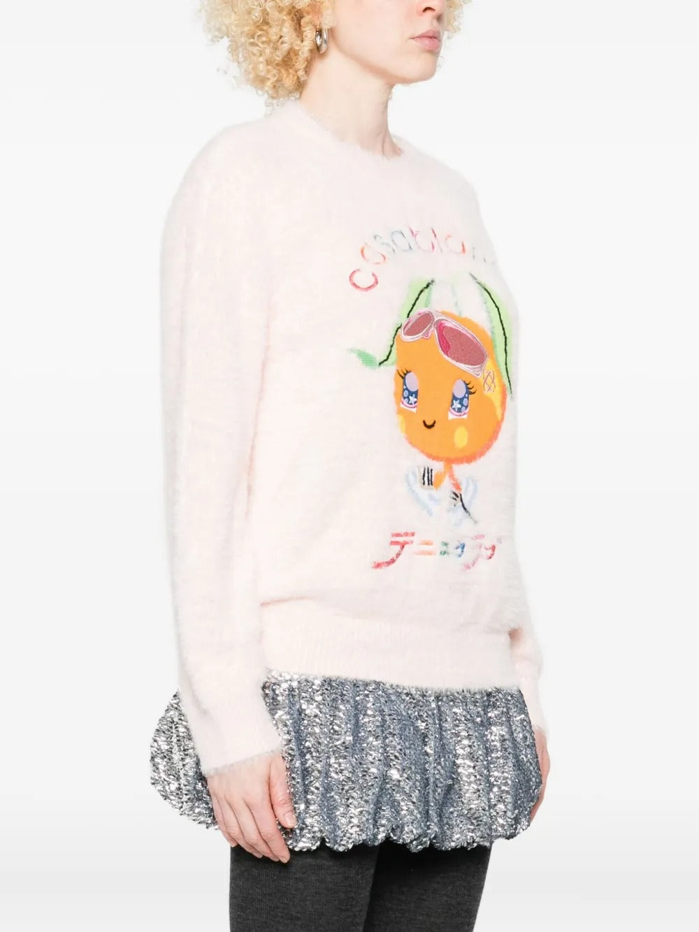 Casablanca logo-embroidered sweatshirt