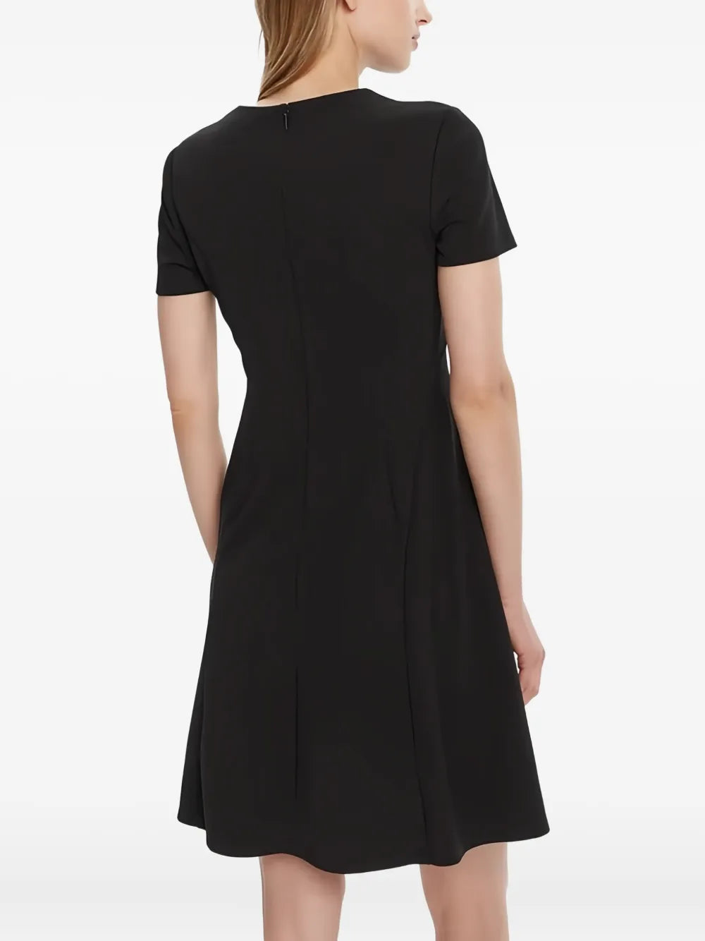 Calvin Klein short-sleeve panelled mini dress