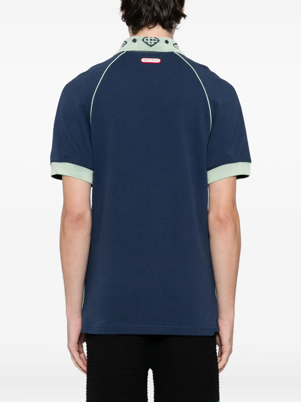 Casablanca pique polo shirt