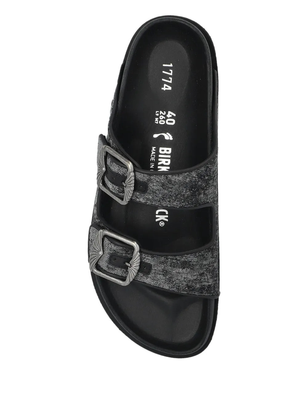 Birkenstock  Arizona velvet sandals