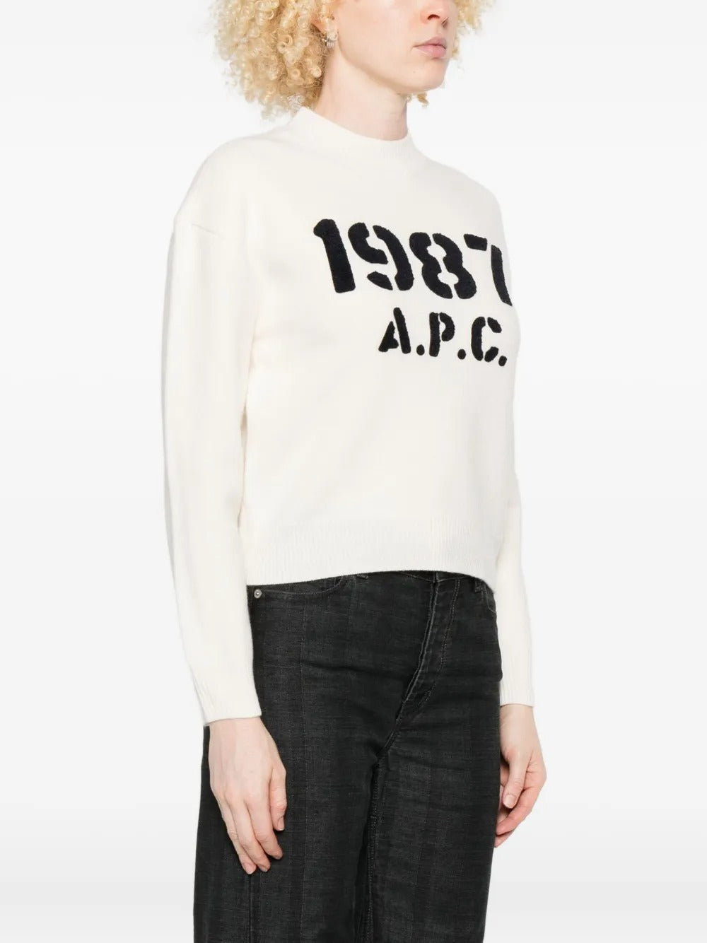 A.P.C.  1987 logo jumper