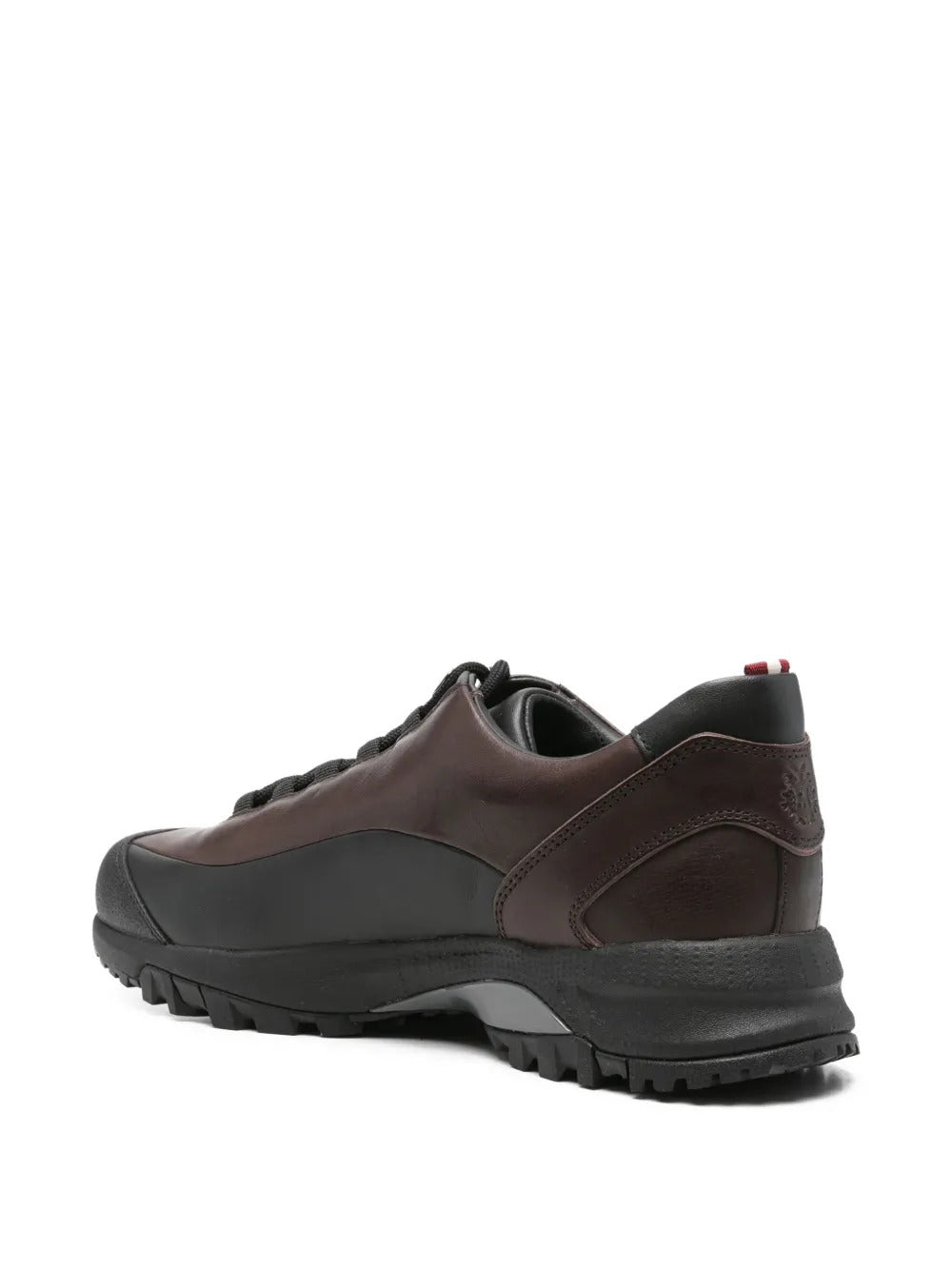 Bally leather lace-up trainers
