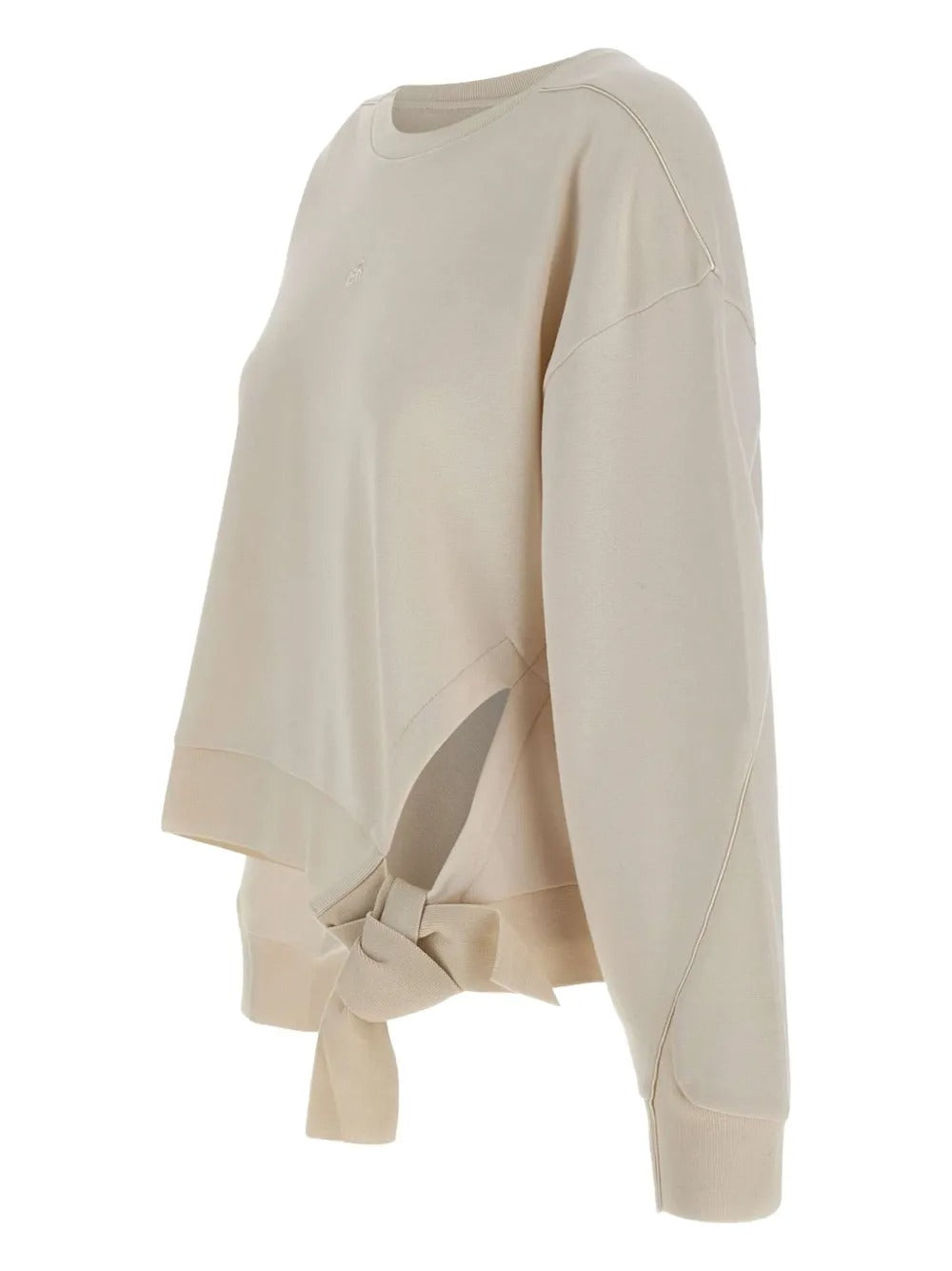 BOSS  bow-detail crew-neck sweatshirt