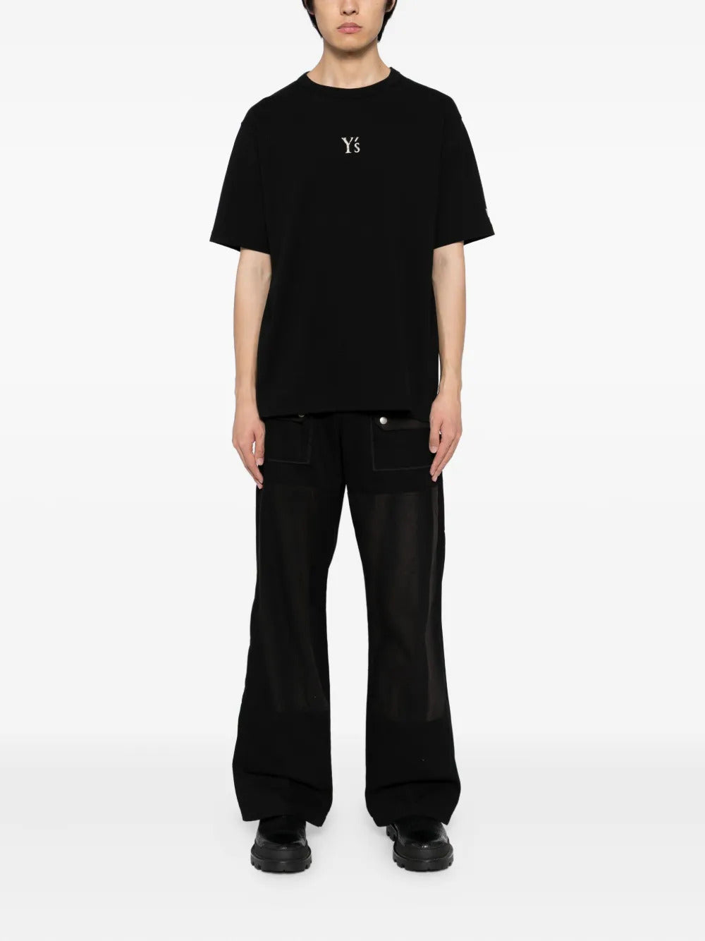 Y's  x New Era logo-print T-shirt