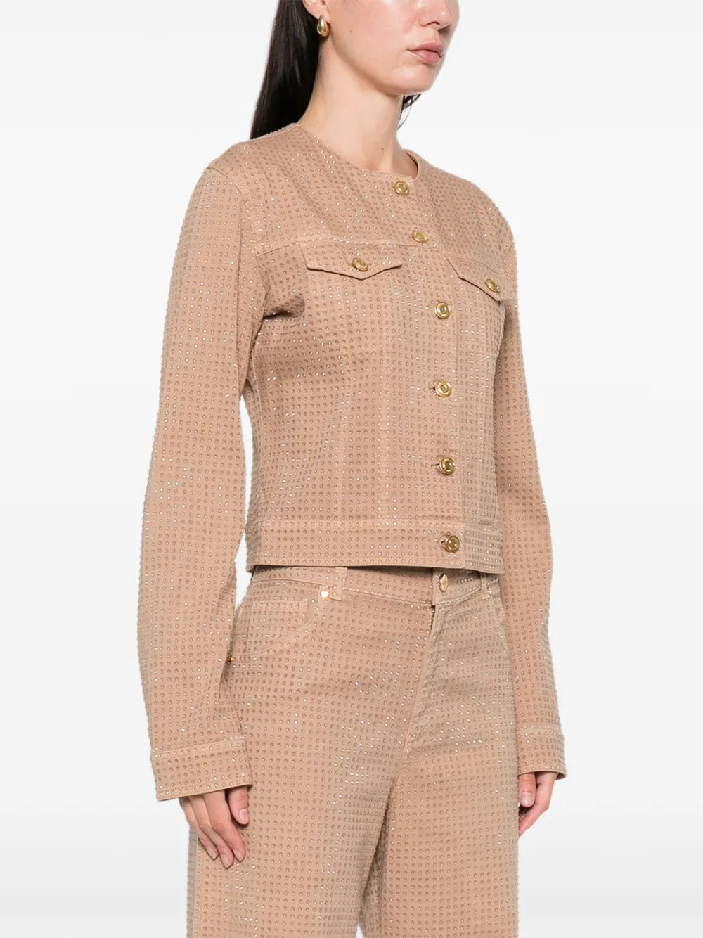 Blumarine  rhinestone-embellished jacket