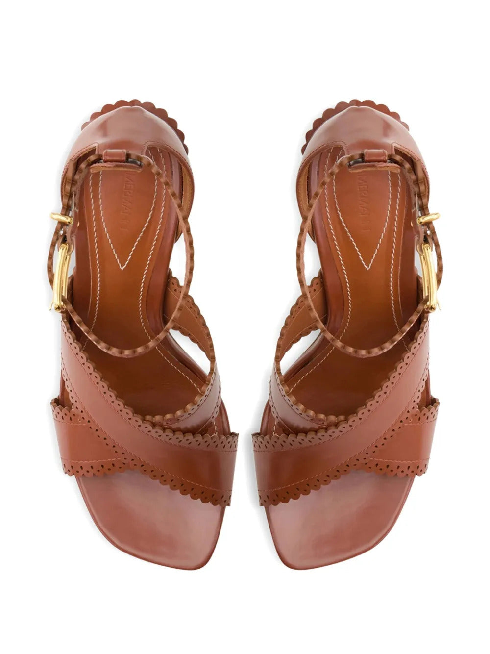 ZIMMERMANN  85mm Eddie leather sandals