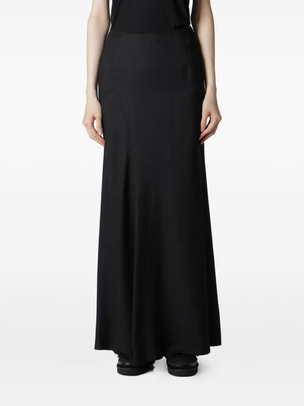 Yohji Yamamoto  diagonal-cut long skirt