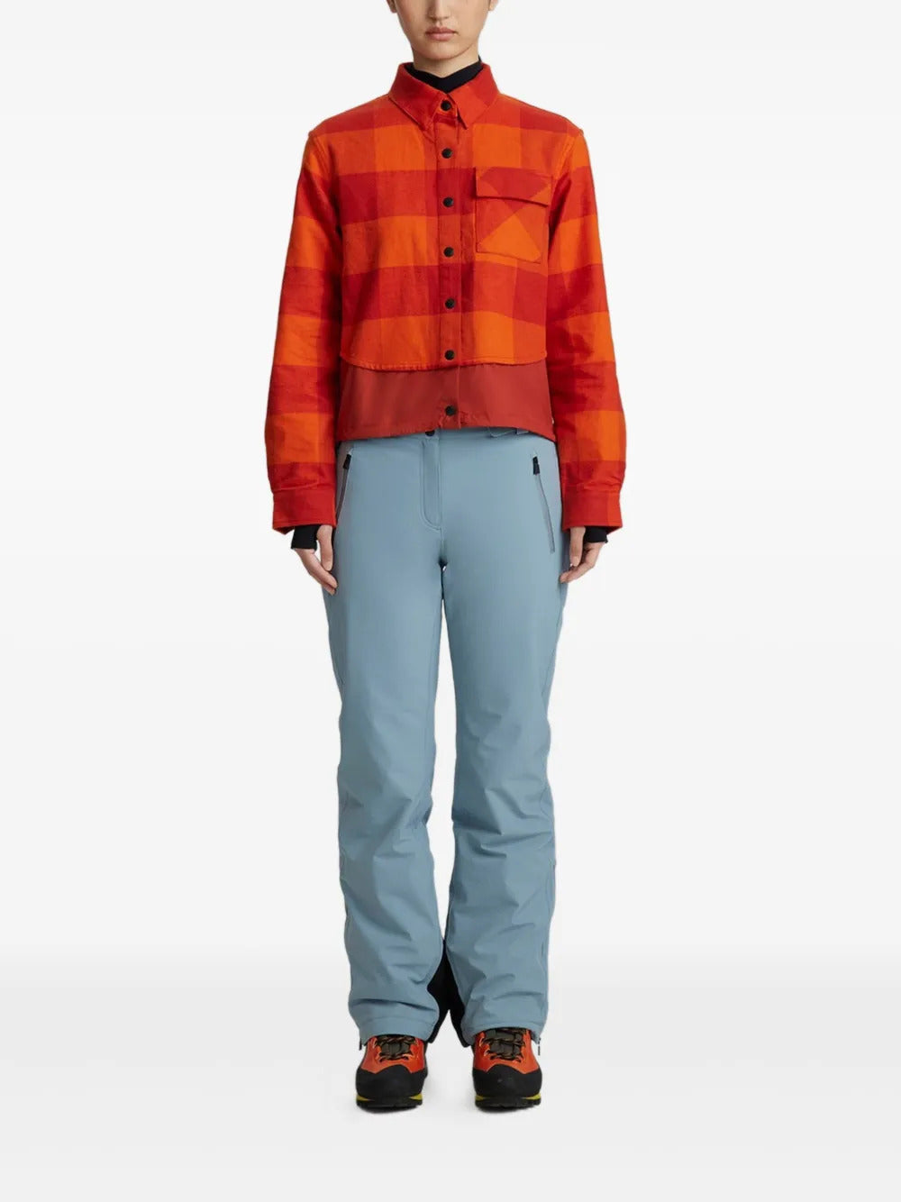 Aztech Mountain  check pocket ski shirt