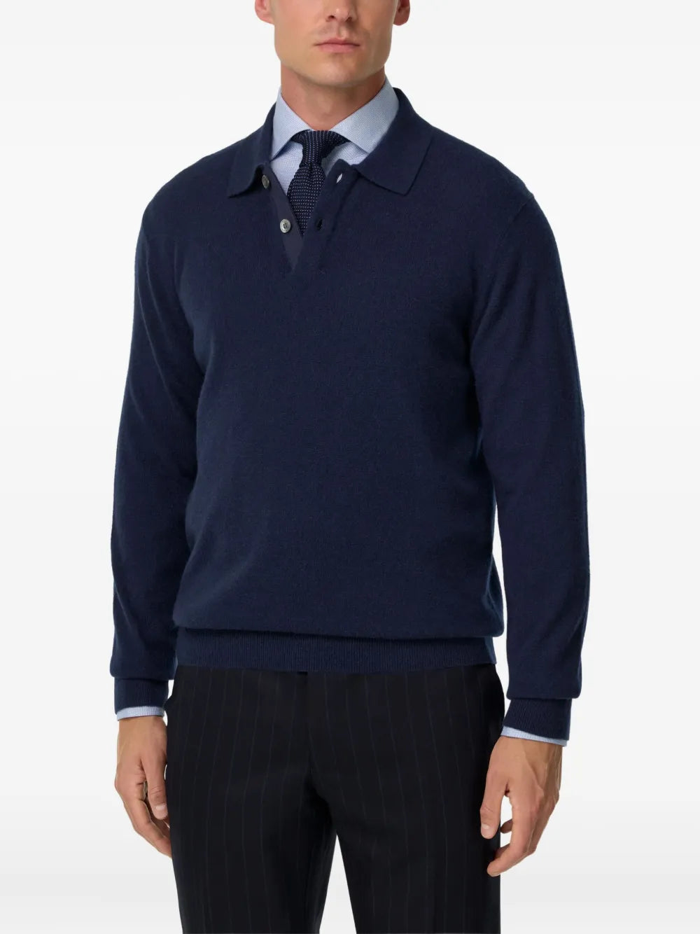 Boggi Milano cashmere polo shirt