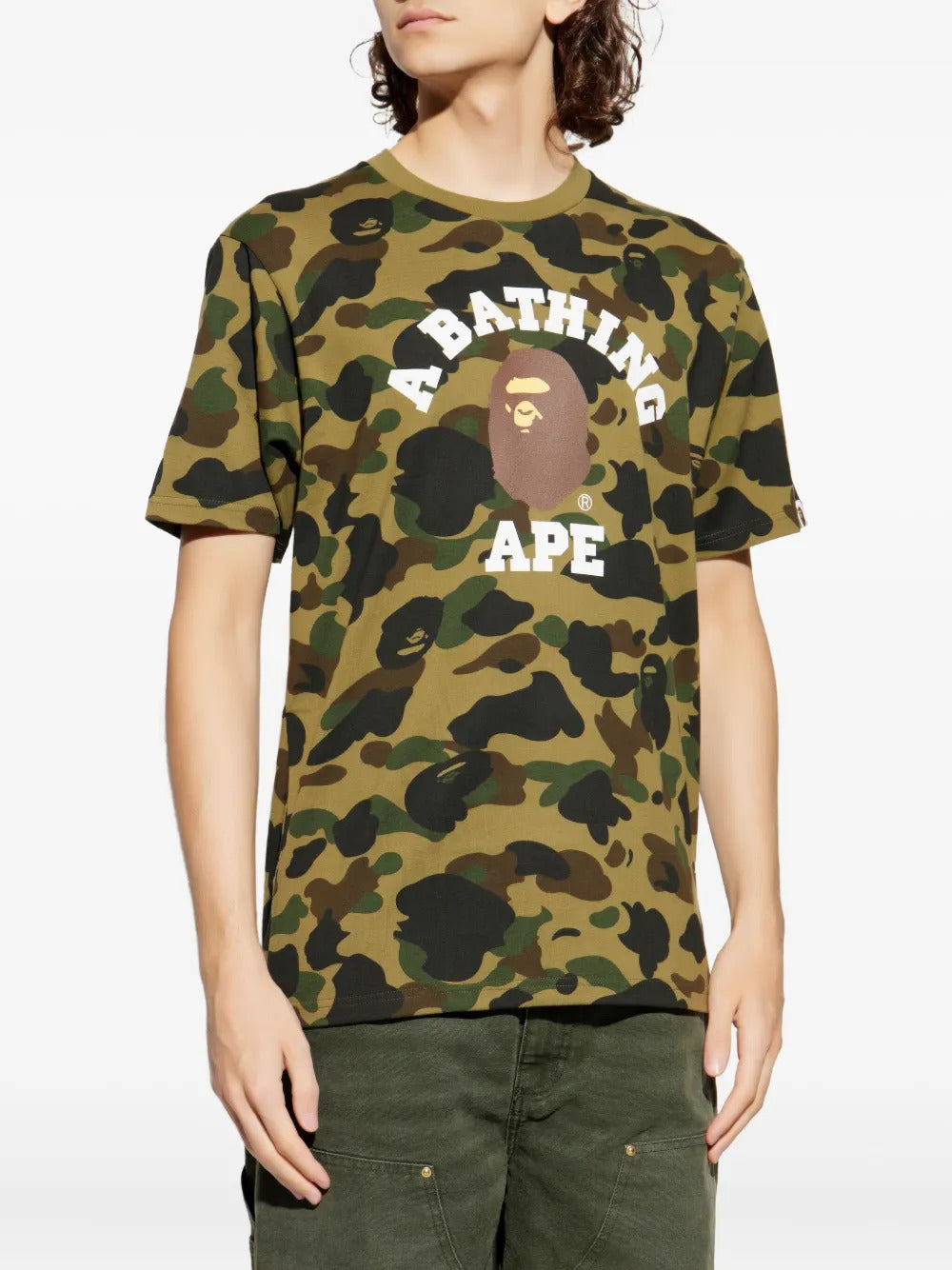 A BATHING APE®  camouflage-print T-shirt