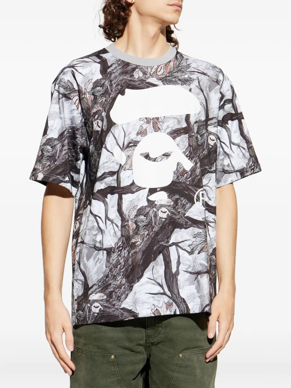 A BATHING APE®  logo-print T-shirt