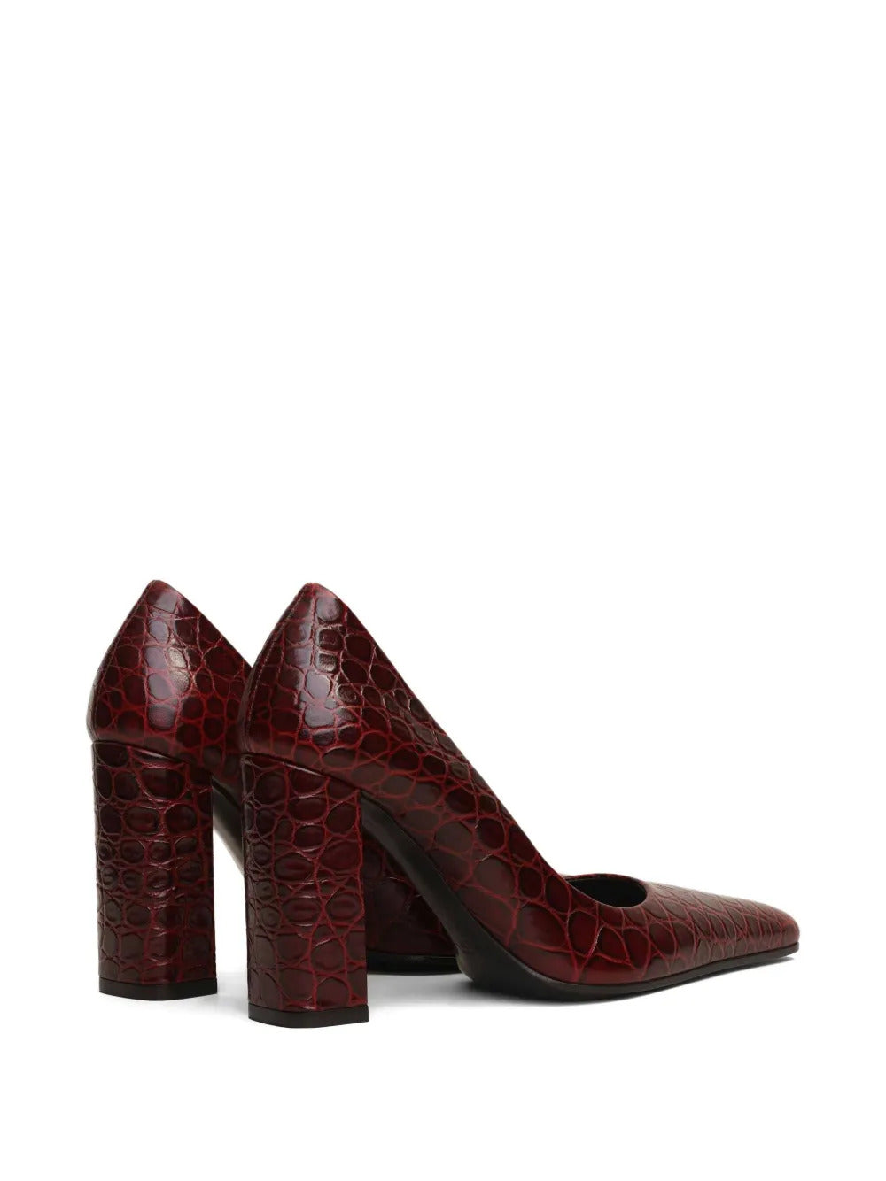 Alaïa  Pointy toe pumps with block heel