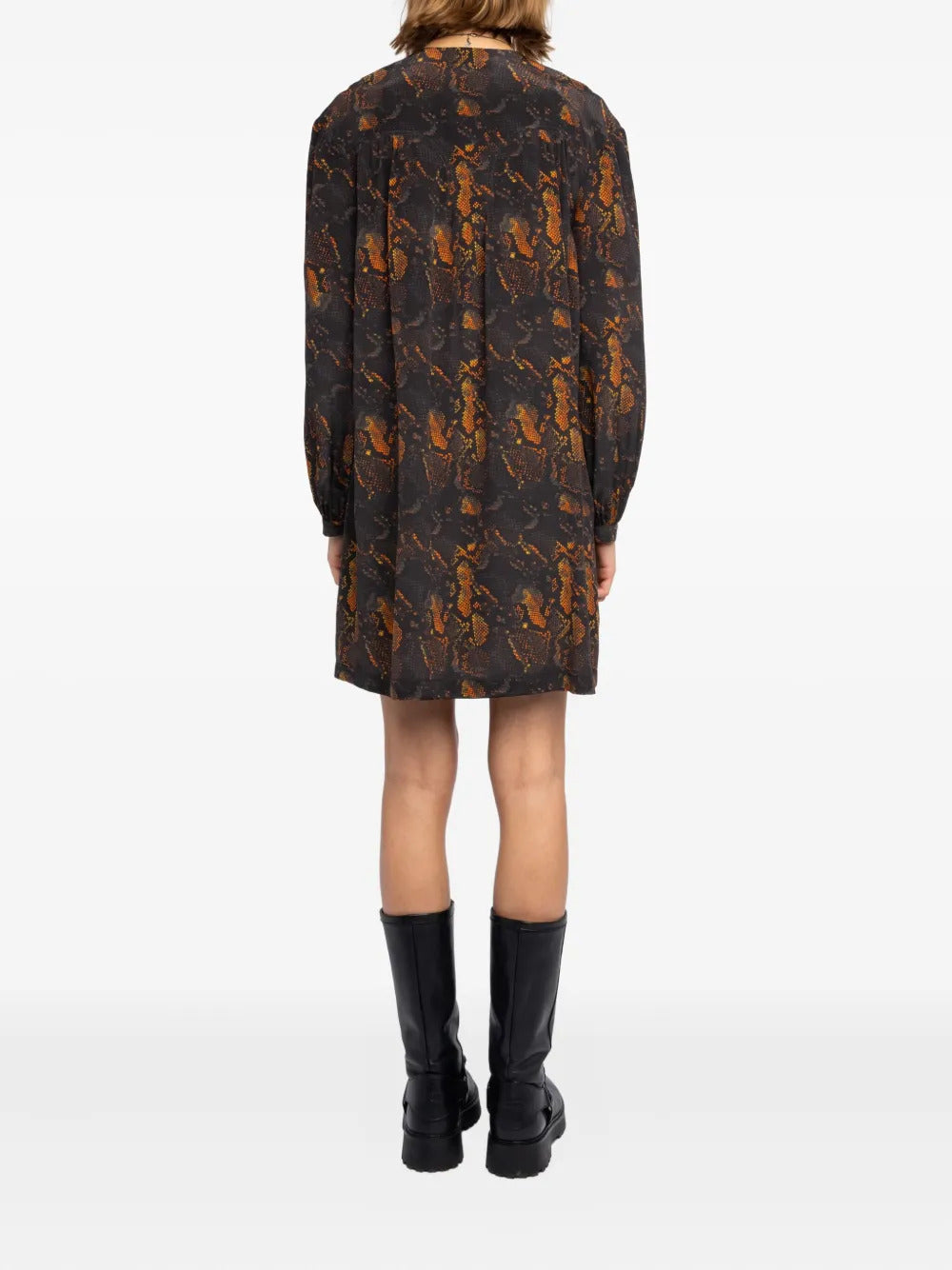 Zadig&Voltaire  Ramela lace-up python dress