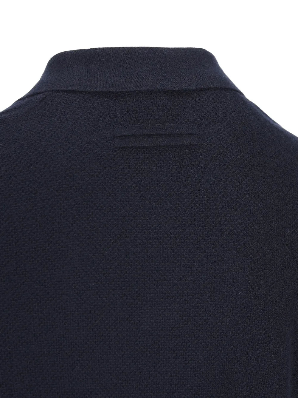 Zegna open-collar cashmere polo shirt