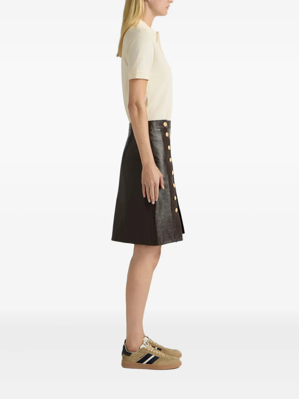 Bally  leather mini skirt