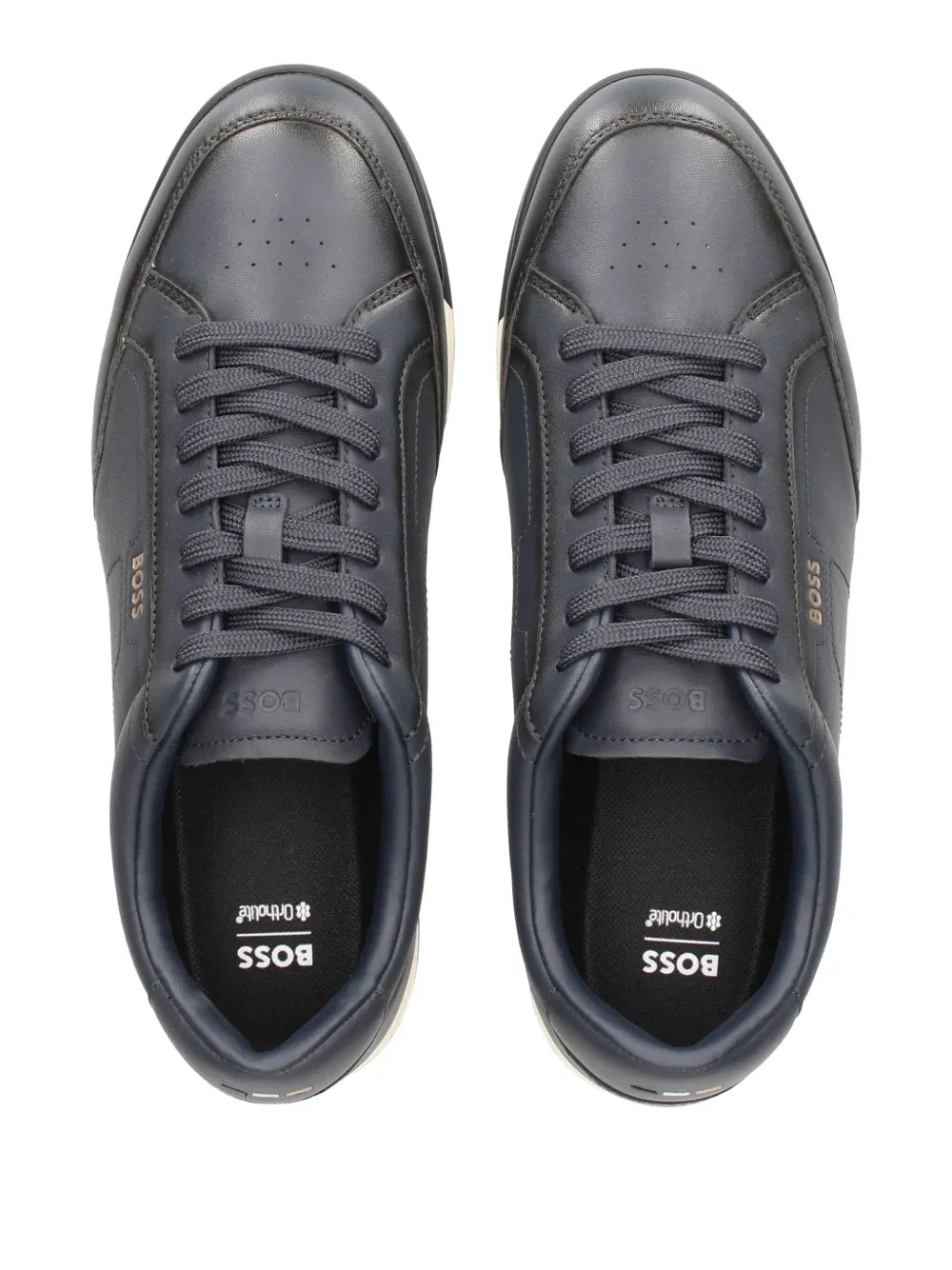 BOSS  perforated sneakers
