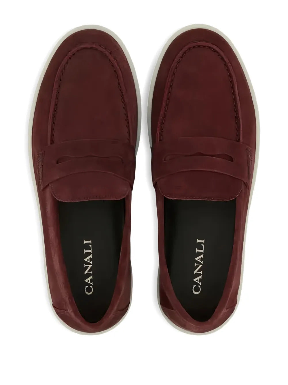 Canali suede slip-on sneakers