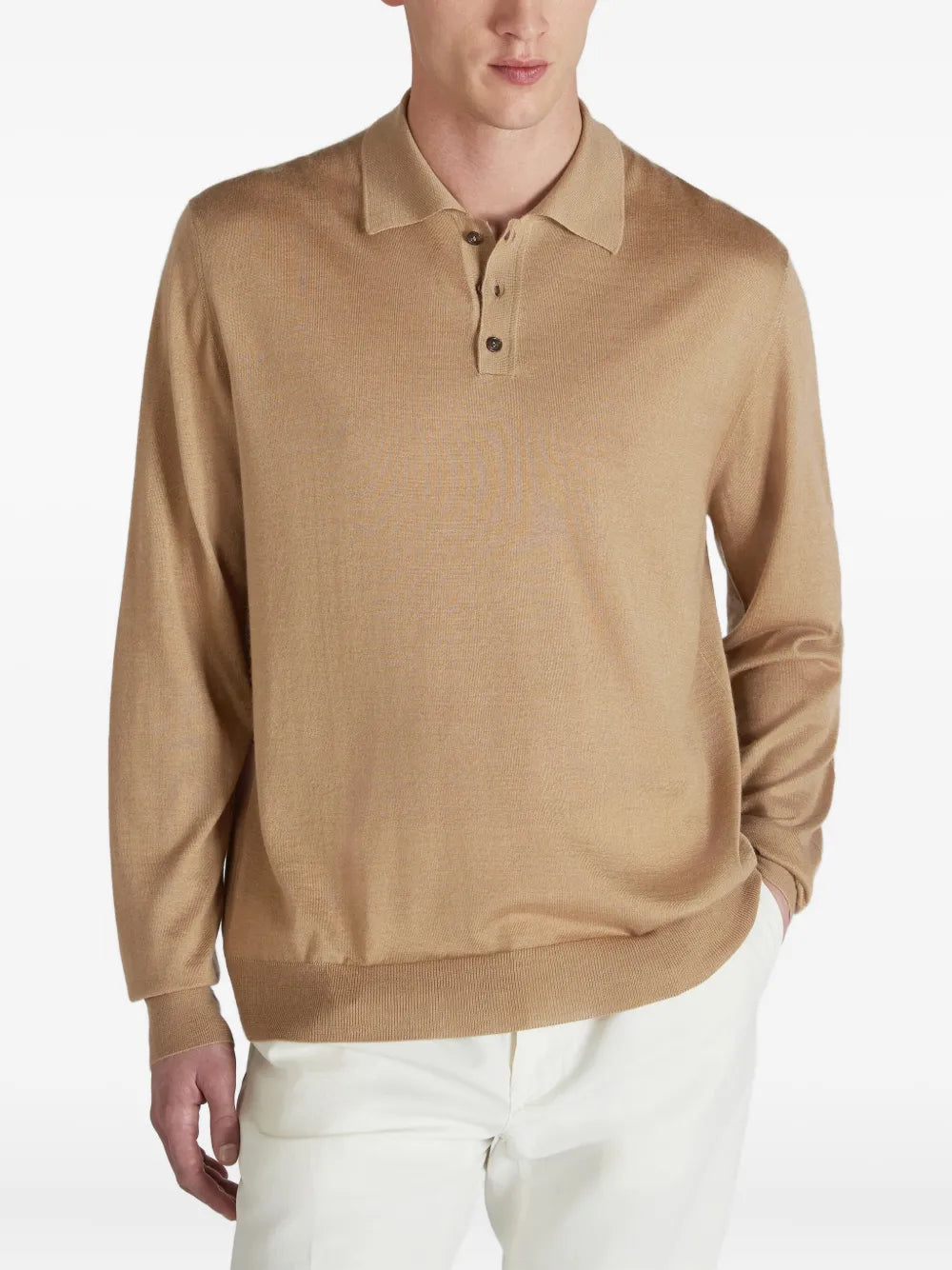 Zanone  cashmere silk polo shirt