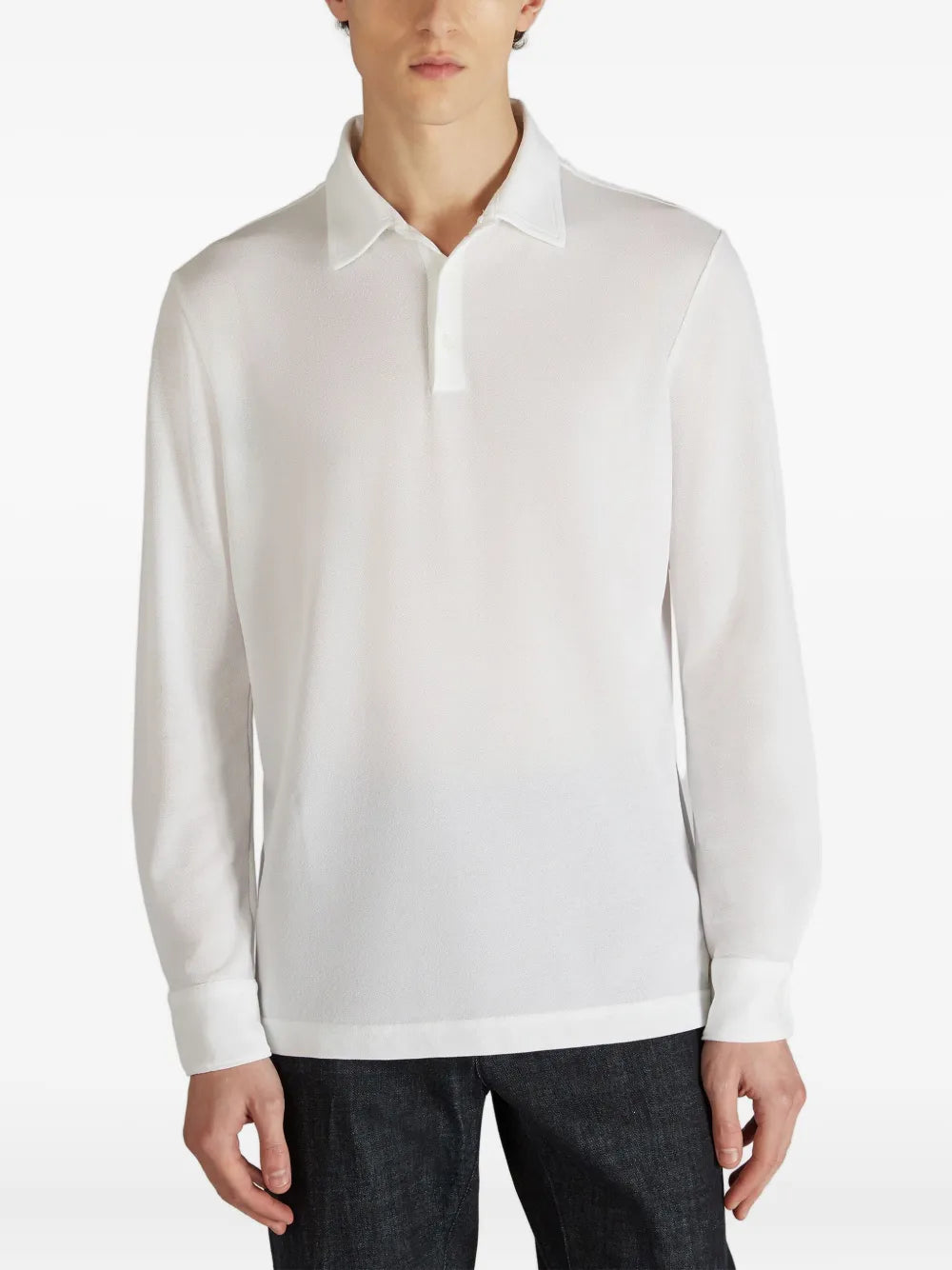 Zanone  pique cotton polo shirt